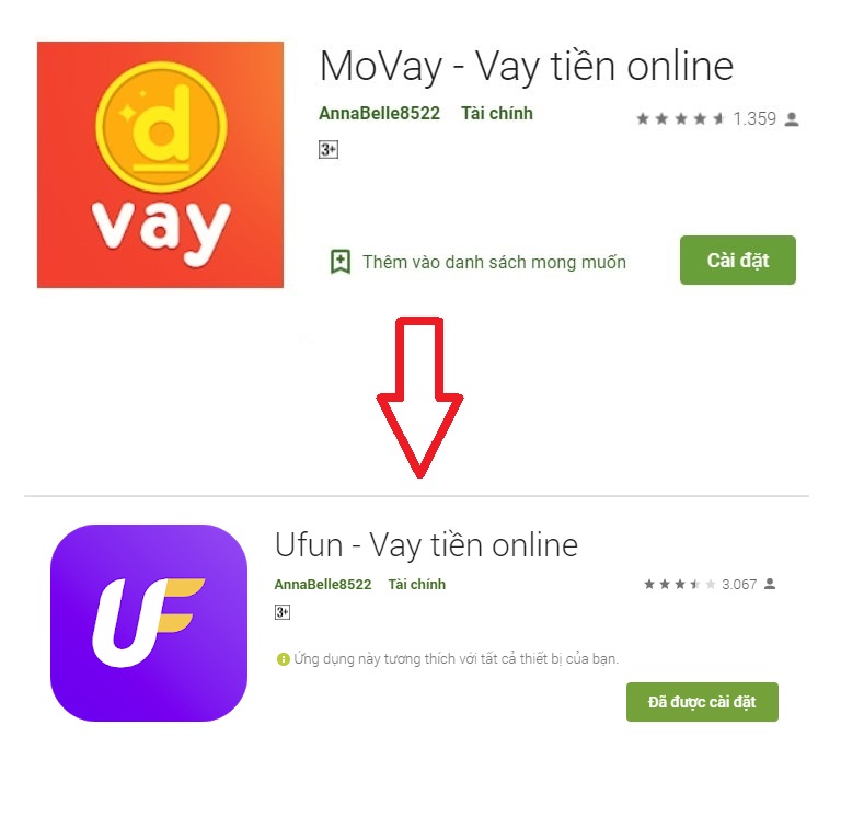 Ufun (Movay) – Vay dễ, duyệt nhanh chóng, lãi suất hấp dẫn